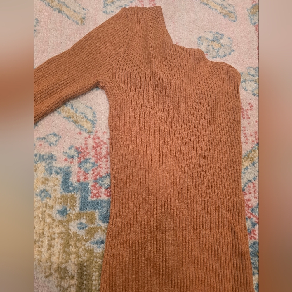 Y.A.S. Ribbed Knit One Shoulder Midi Dress - Picture 4 of 8